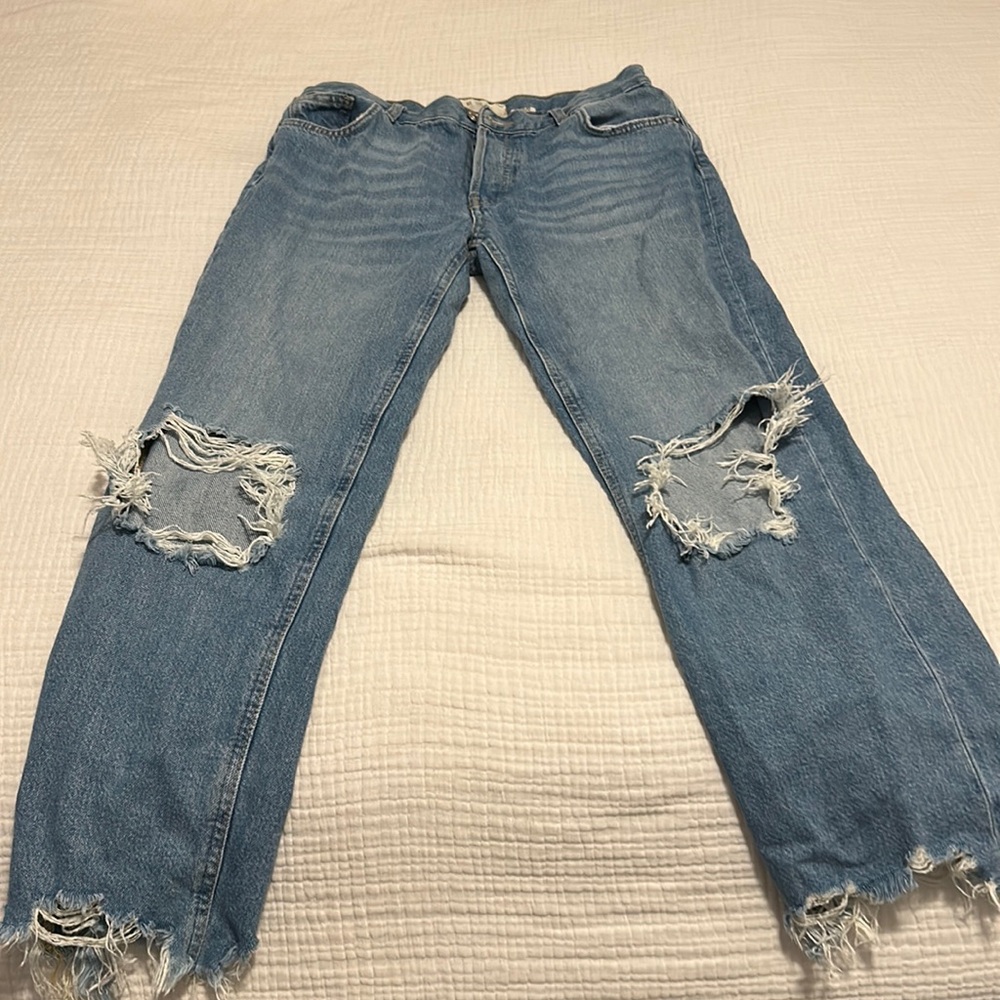 We the free cropped flare